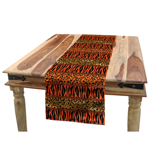 East Urban Home Rectangular Animal Print Table Runner Wayfair
